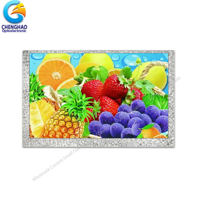 5.0 ίντσες Μεταδοτική οθόνη LCD 800X480 Ανάλυση 24 Bit RGB TN οθόνη LCD