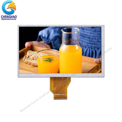 260 Cd/M2 7 ιντσών LCD Display Kit 800X480 Pixel 24 Bit RGB Διασύνδεση